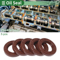Set of 5 Oil Seal Rotary Shaft Seal FKM Rubber 25x40x7mm