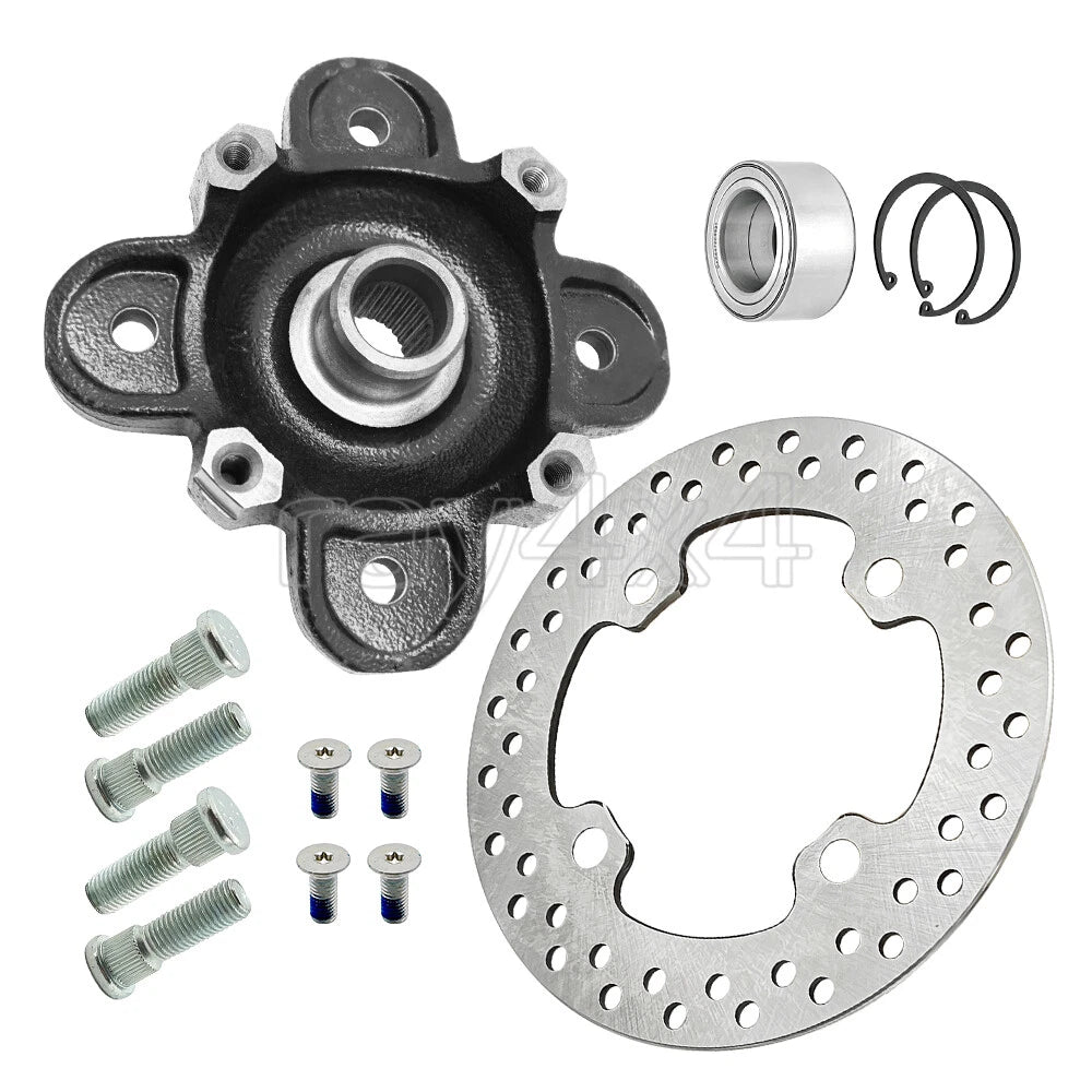 Front Wheel Hub & Brake Rotor Kit for Polaris Ranger 900 1000 (2013–2023)