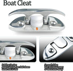 Set of 4 Folding Boat Cleats for (316 Stainless Steel)