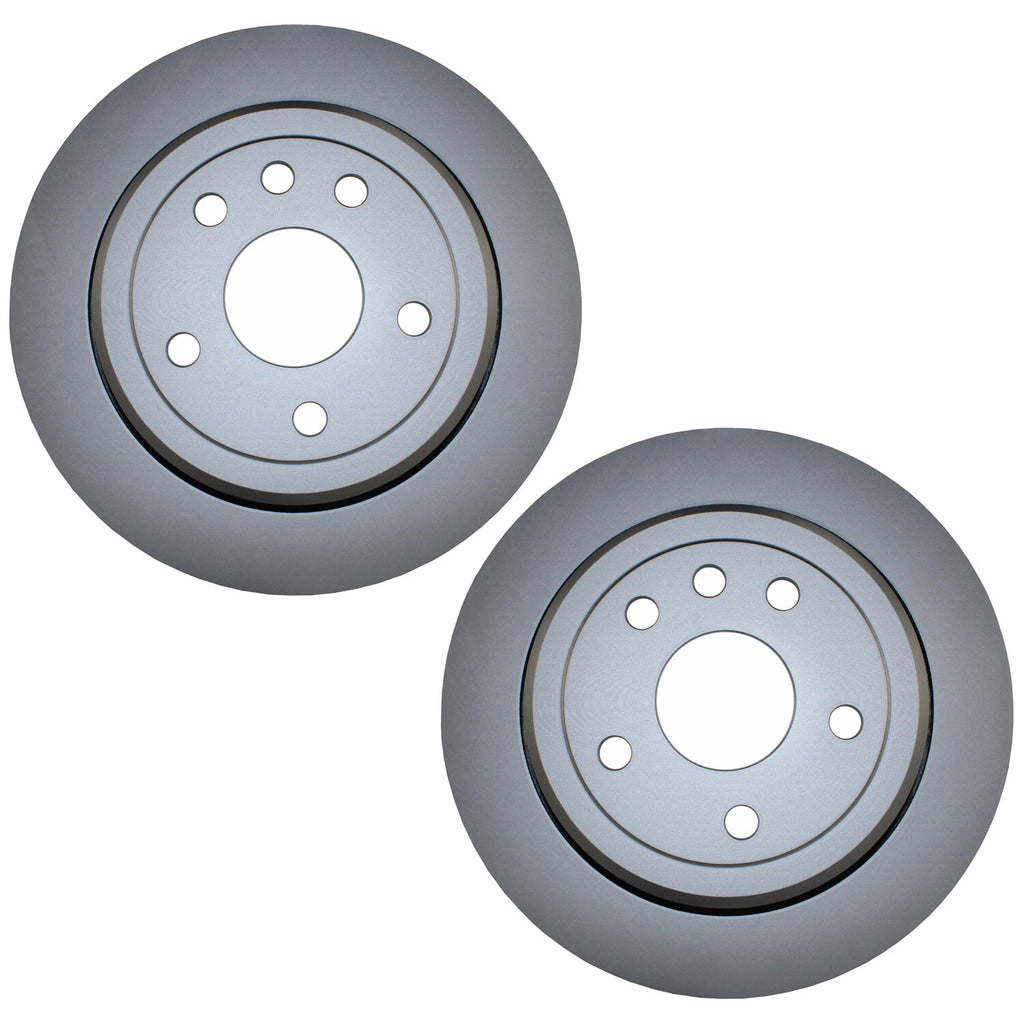 2X Rear 330mm Coated Brake Rotors for Durango Grand Cherokee