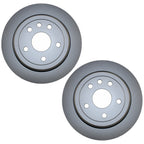 2X Rear 330mm Coated Brake Rotors for Durango Grand Cherokee