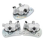 Front & Rear Brake Calipers w/Pads for Can-Am Commander 1000 2011–2018