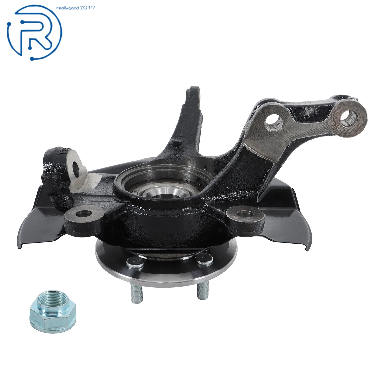 Front Left Steering Knuckle & Wheel Hub Bearing Assembly for Honda CR-V (2007–2009)
