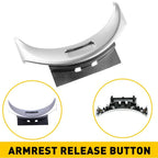 Set of 2 Front Console Cover Armrest Release Buttons for Mercedes-Benz H (2056803407)