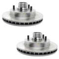 Set of 2 Front Disc Brake Rotor & Hub Assemblies for Chevy GMC C1500 (1999–2006)