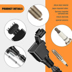 4Pcs Ignition Coil Pack for Buick Chevrolet Equinox Malibu (UF491) (2010–2016)