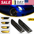 Smoked Lens Bumper Side Marker Lights for Infiniti G35 Coupe (2003–2007)