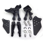Front Rider Foot Rest Peg Bracket for Kawasaki Ninja ZX10R (2004–2005) Matte Black
