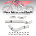 Silicone Radiator Coolant Hose for Honda CRF250R CRF250RX (2022–2025) White