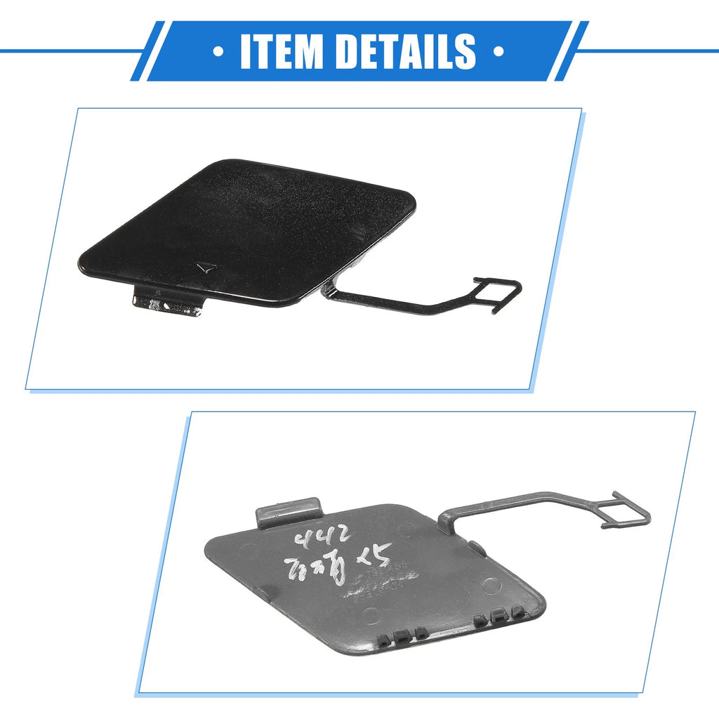 Tow Hook Eye Hole Cover Cap for BMW 3 F30 (2012–2015) Black