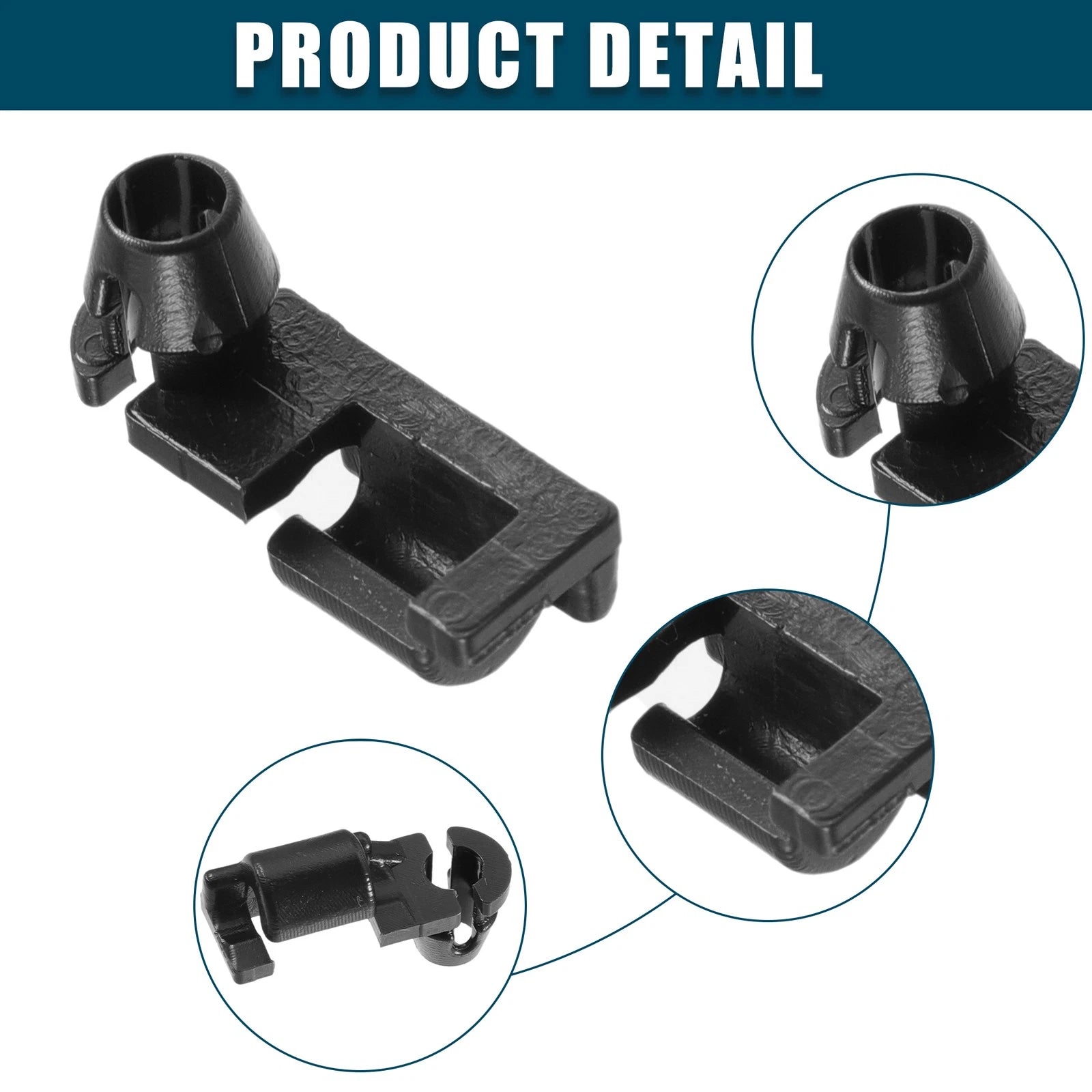 2X Hood Prop Rod Clip Retainer for GMC Sierra 3500 Classic (2007) 718844959414