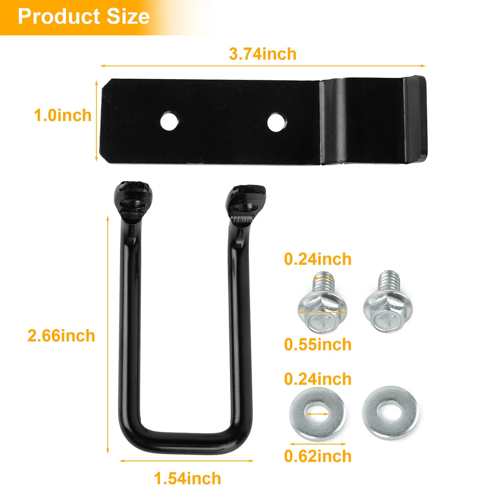 Latch Striker Plate Kit for Weather Guard Truck Box (7106-1PK)