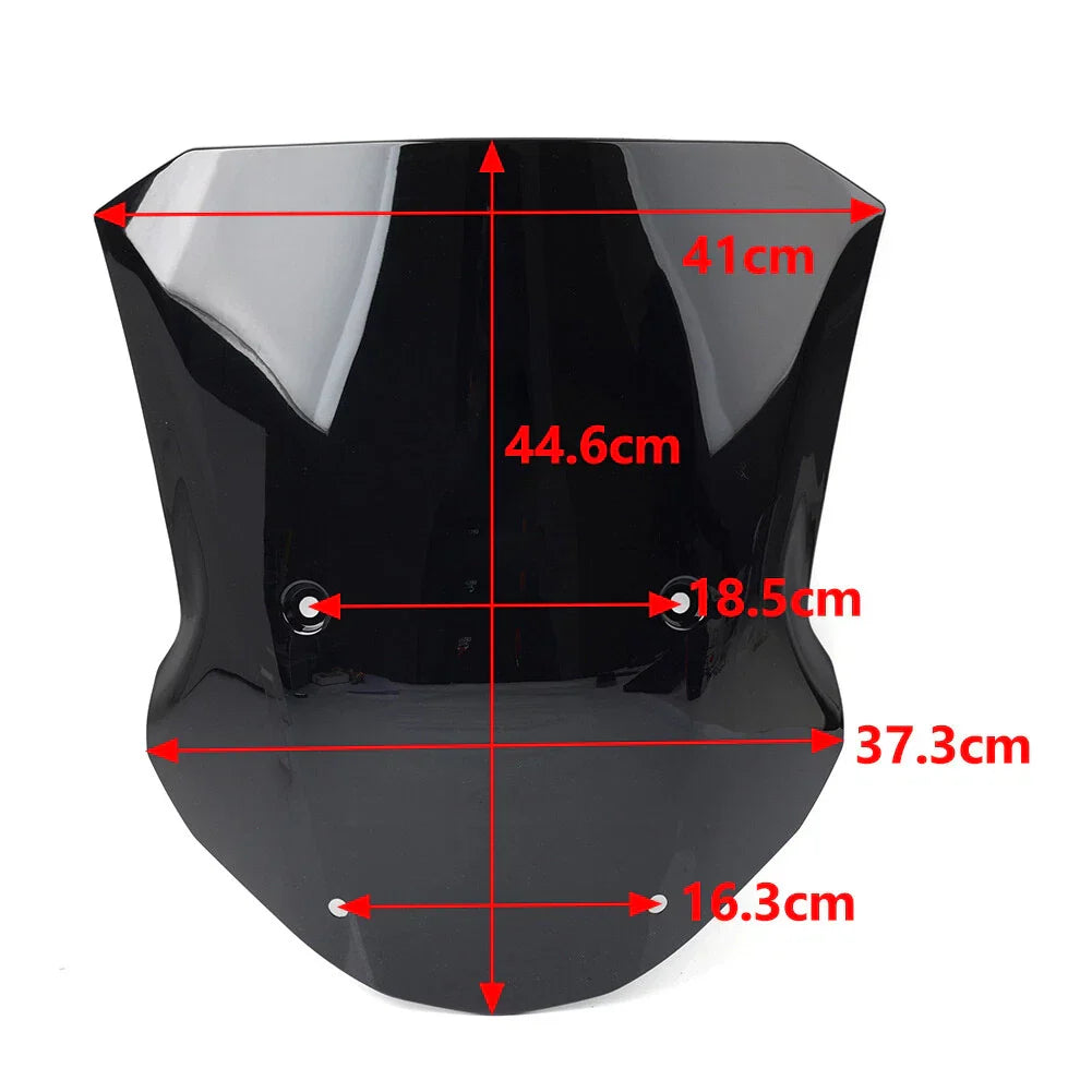 Black Wind Screen Windshield Deflector for BMW S1000XR (2020-2024)