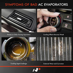 A/C Evaporator Core for Cadillac Fleetwood, Buick LeSabre, Pontiac