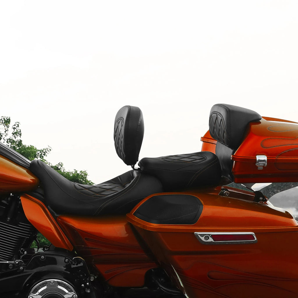 Razor Chopped Trunk Backrest for Harley Road King, Street Glide (2014–2023)