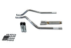 2.5" Dual Exhaust Kit with Glasspack Slash Tip for GMC Jimmy (2000–2004)