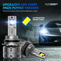 2X NOVSIGHT 9004 HB1 LED Headlight Bulbs Bright White 200W 40000LM for