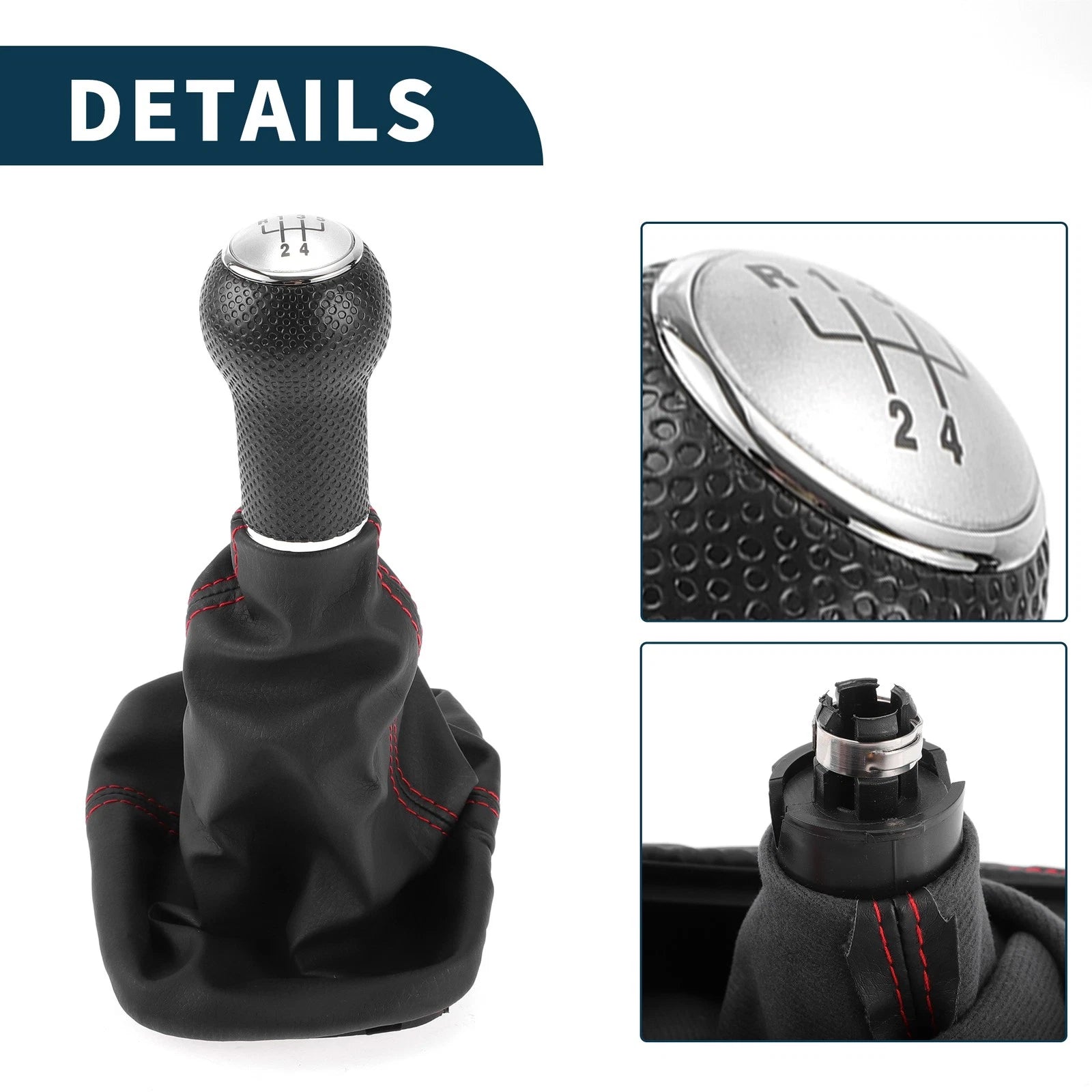 5 Speed Gear Shift Knob with Cover for Volkswagen Golf (1983–1991)