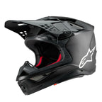 Alpinestars Supertech M10 Helmet for Offroad (Large) - Black/Carbon