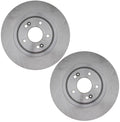 Set of 2 Front Disc Brake Rotors for Hyundai Santa Fe, Kia Sorento