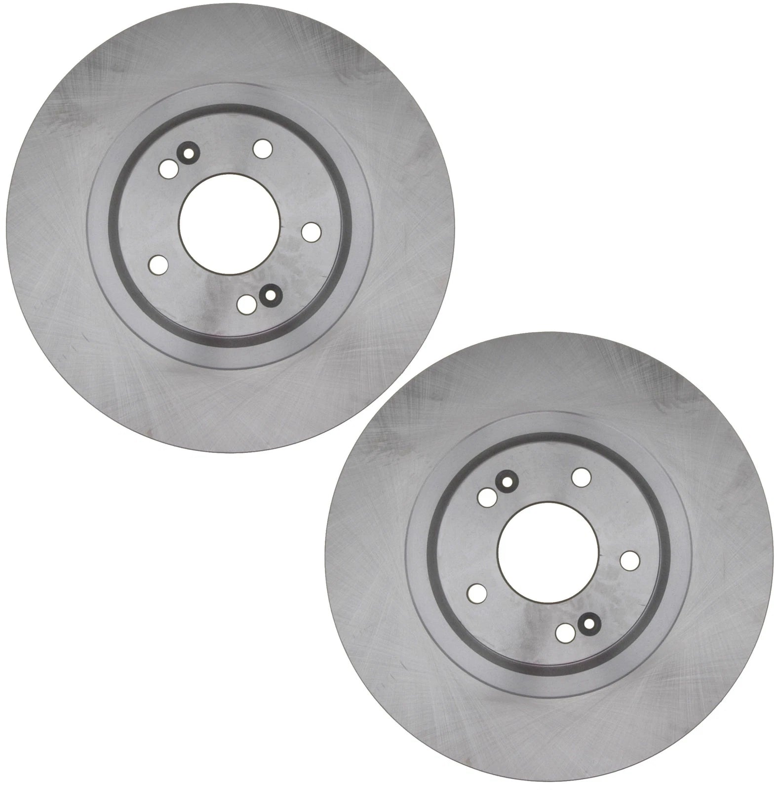 Set of 2 Front Disc Brake Rotors for Hyundai Santa Fe, Kia Sorento
