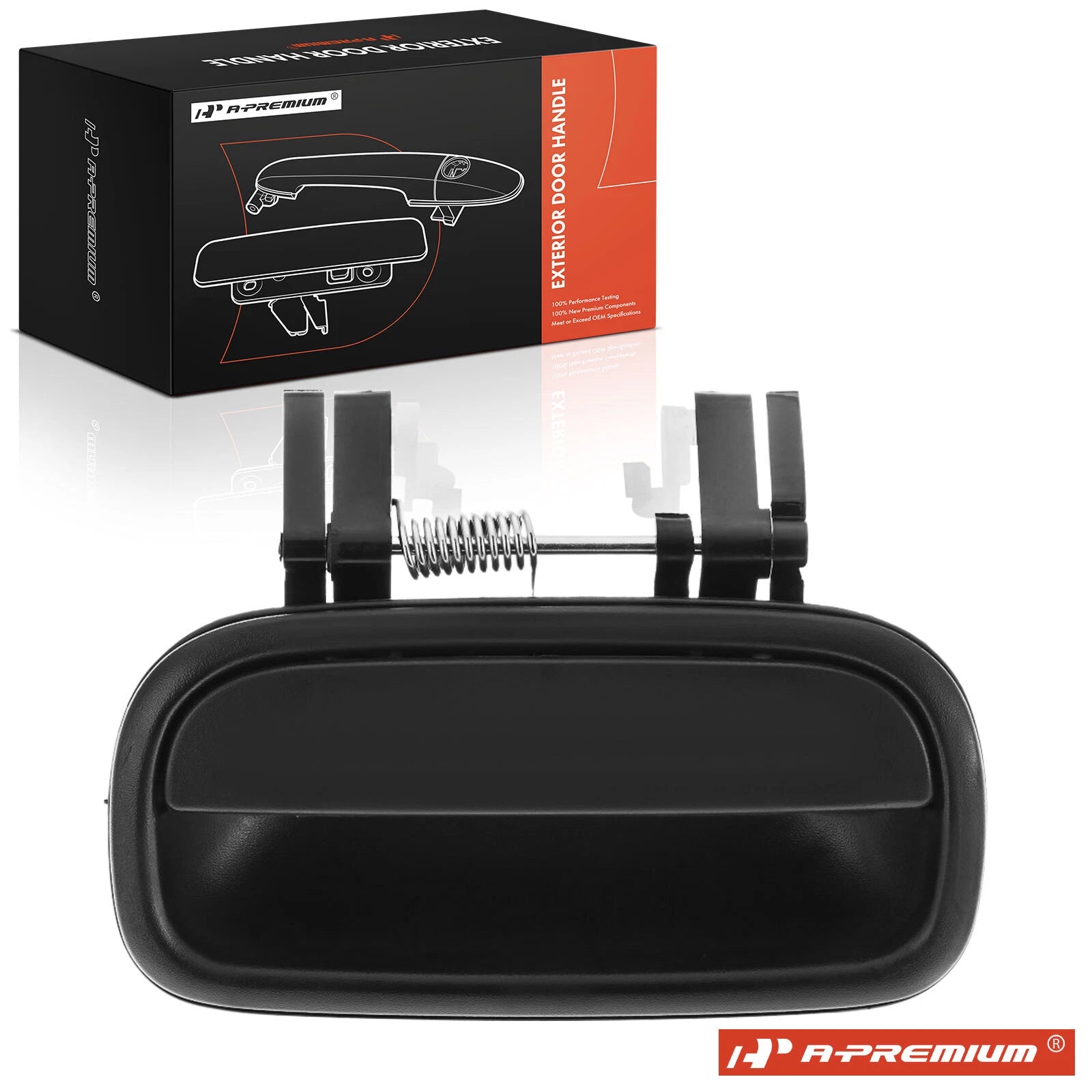 Exterior Door Handle Rear Left Black for Toyota Tundra (2000–2006)