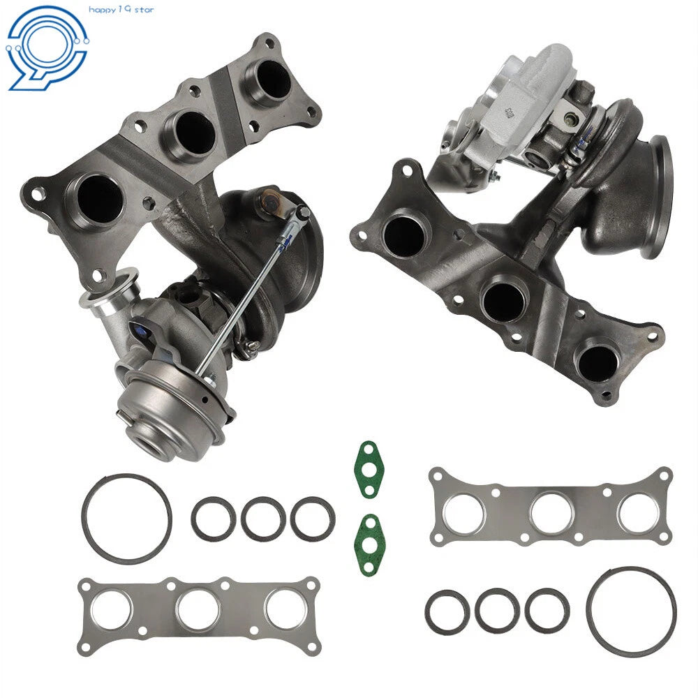 Set of 2 Turbochargers for BMW 335i 335xi 335is (2007–2013)