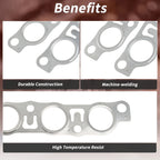 2X Exhaust Manifold Header Gasket for Lexus IS (1999–2005) No. 1717370050