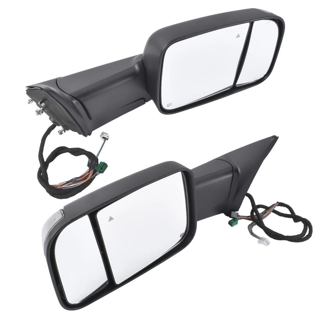 Set of 2 Power Heated Towing Mirrors for Ram 2500 3500