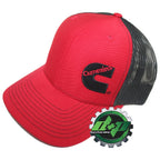 Cummins Trucker Hat Mesh Snapback Red/Black for Trucks (Fits All Models)