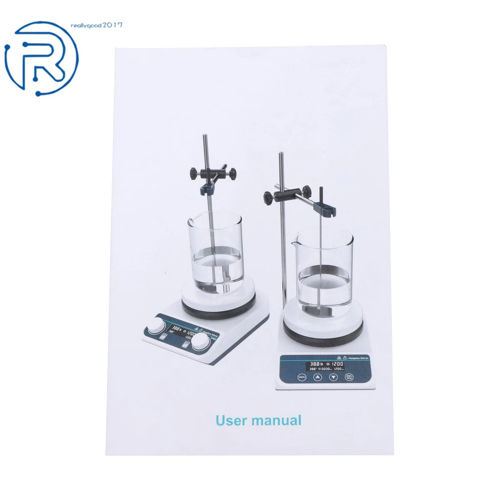 3L Magnetic Hotplate Stirrer 200-1500rpm 260℃ for Laboratory