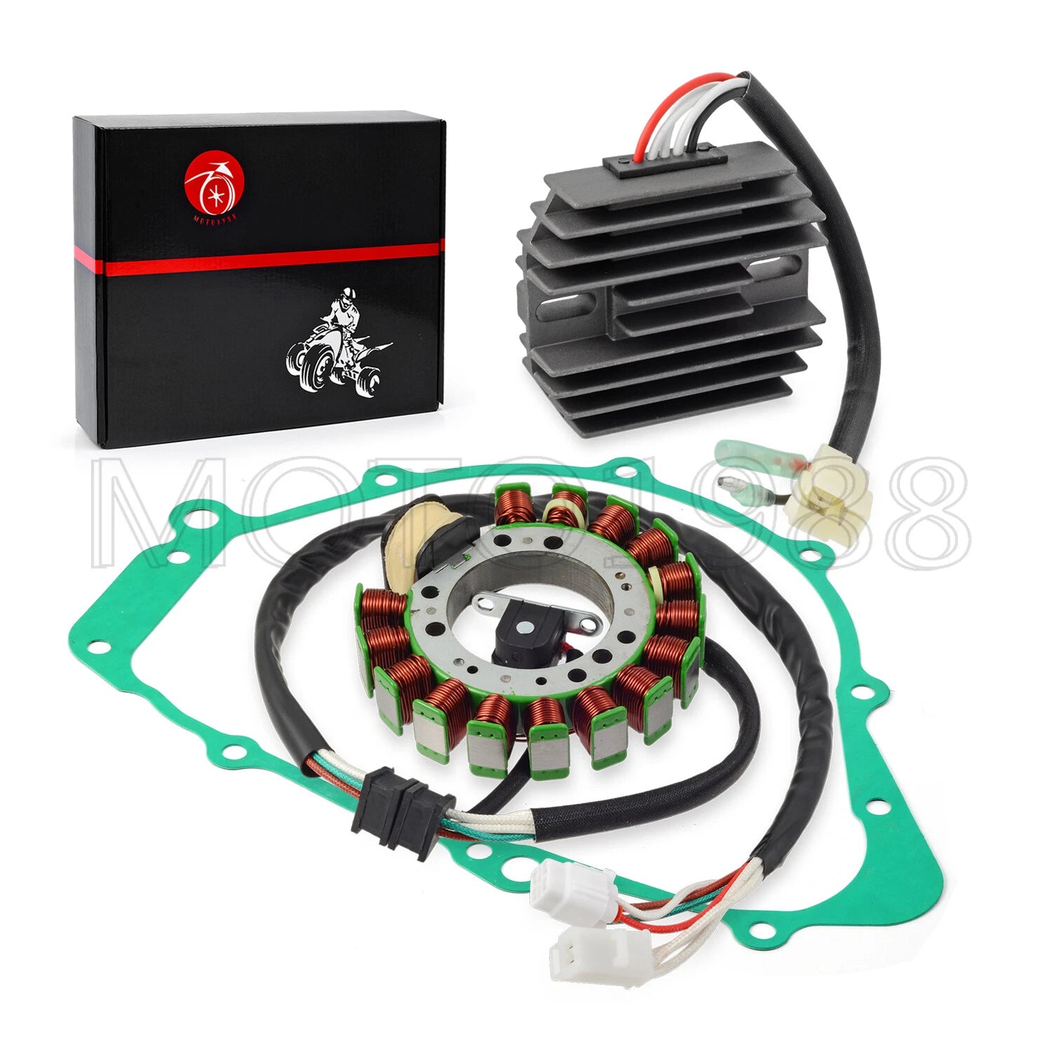 Stator & Regulator Rectifier w/ Gasket for Yamaha Grizzly 600 (1998)
