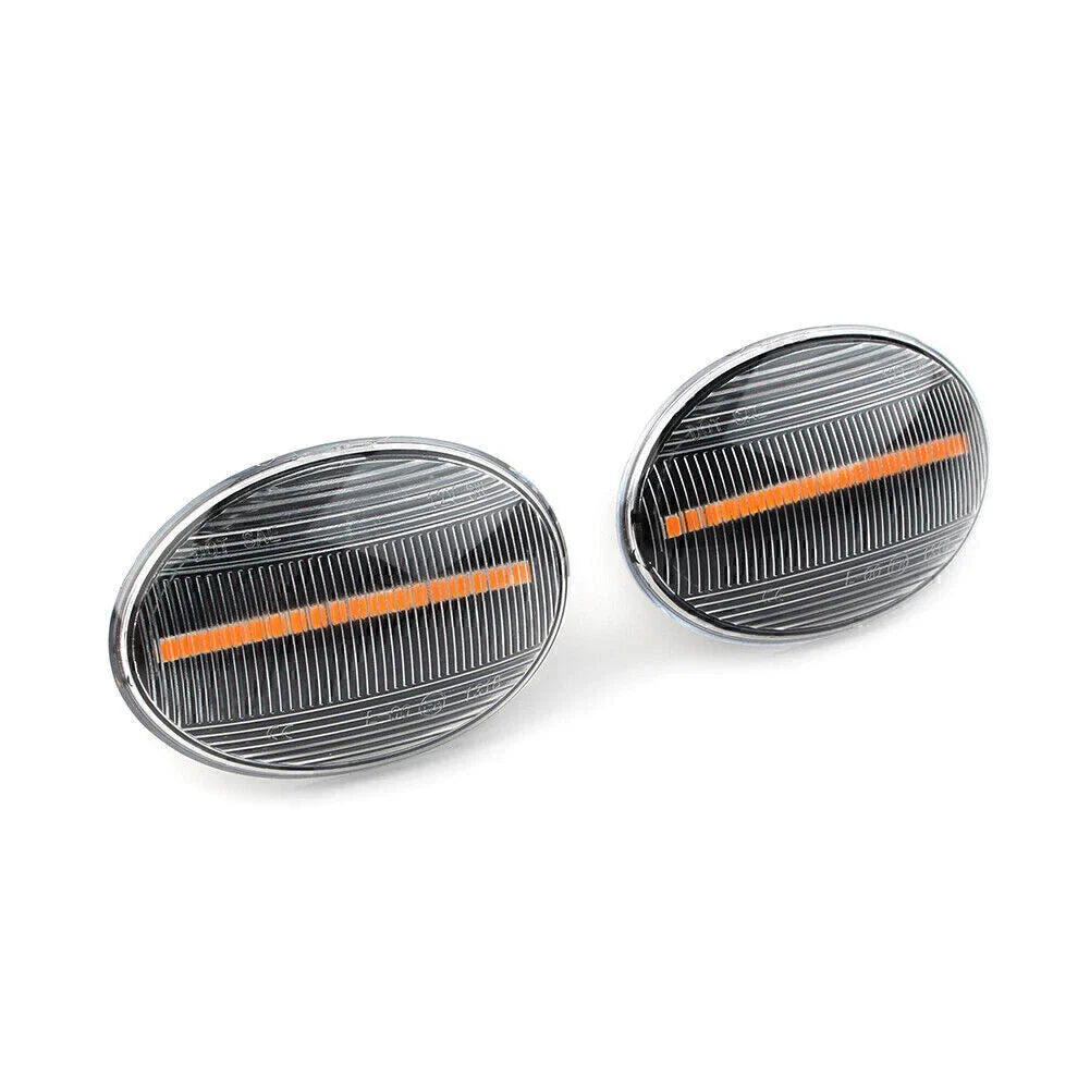 Dynamic Clear LED Side Marker Lights for MINI Cooper R55 R56 R57 R58