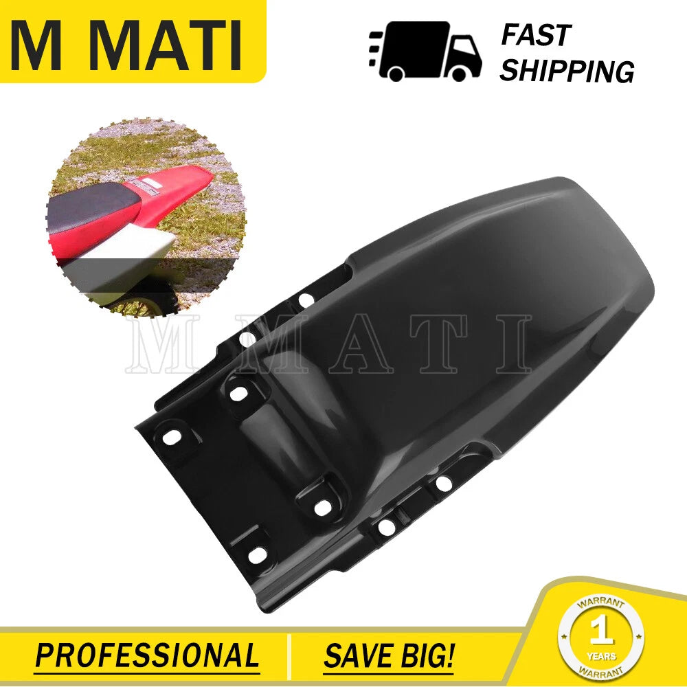 Rear Fender for Honda XR80R XR100R (1985–2000) Black Plastic Mud Guard