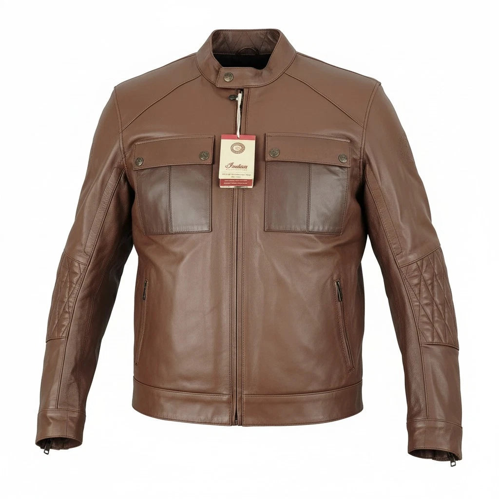 Getaway Leather Jacket for Indian Motorcycle (OEM)