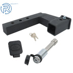 Adjustable Trailer Hitch Adapter 2 Inch Receiver 6 Inch Rise/Drop 10000LB
