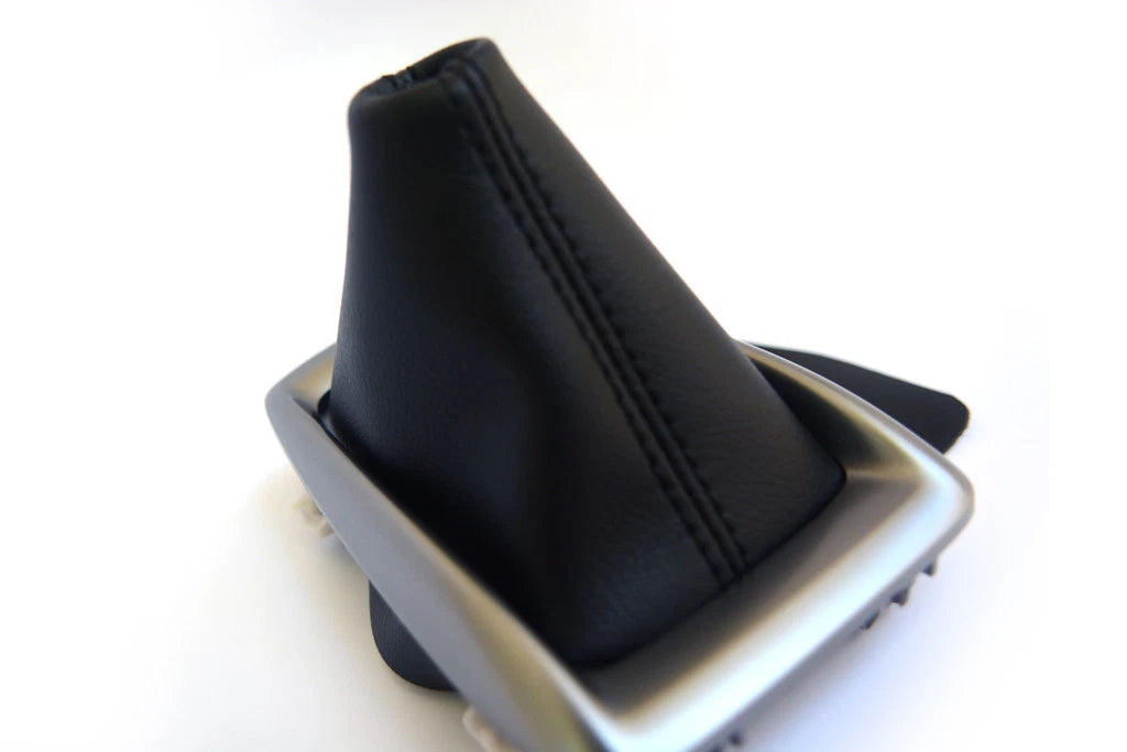 Automatic Shift Boot Cover for Mazda 3 (2014–2016) Black Leather Synthetic