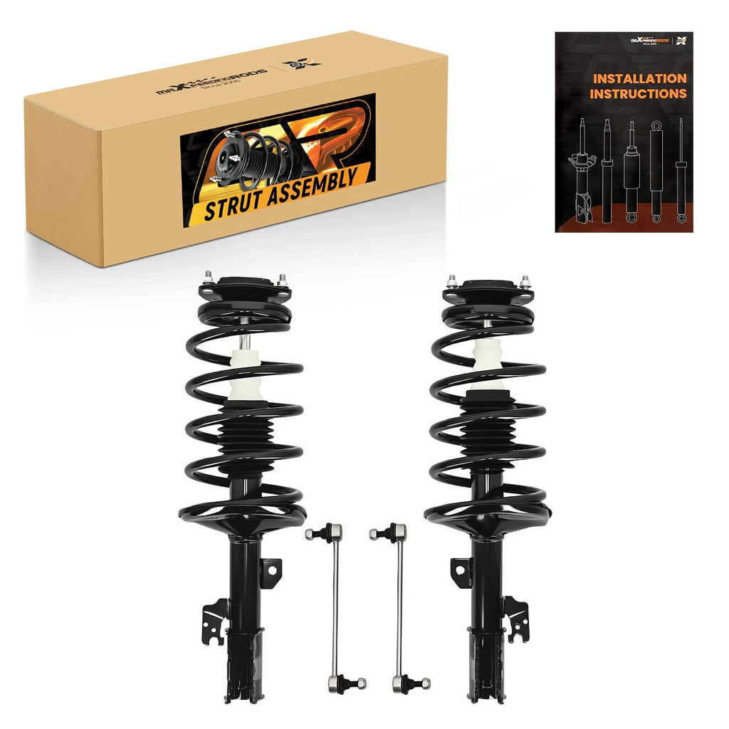 FWD Front Struts w/ Coil Spring Sway Bars for Toyota Sienna (2005–2010)