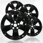 17" 4pc Gloss Black Wheel Skins (Set of 4) for 2017-2021 Jeep Compass
