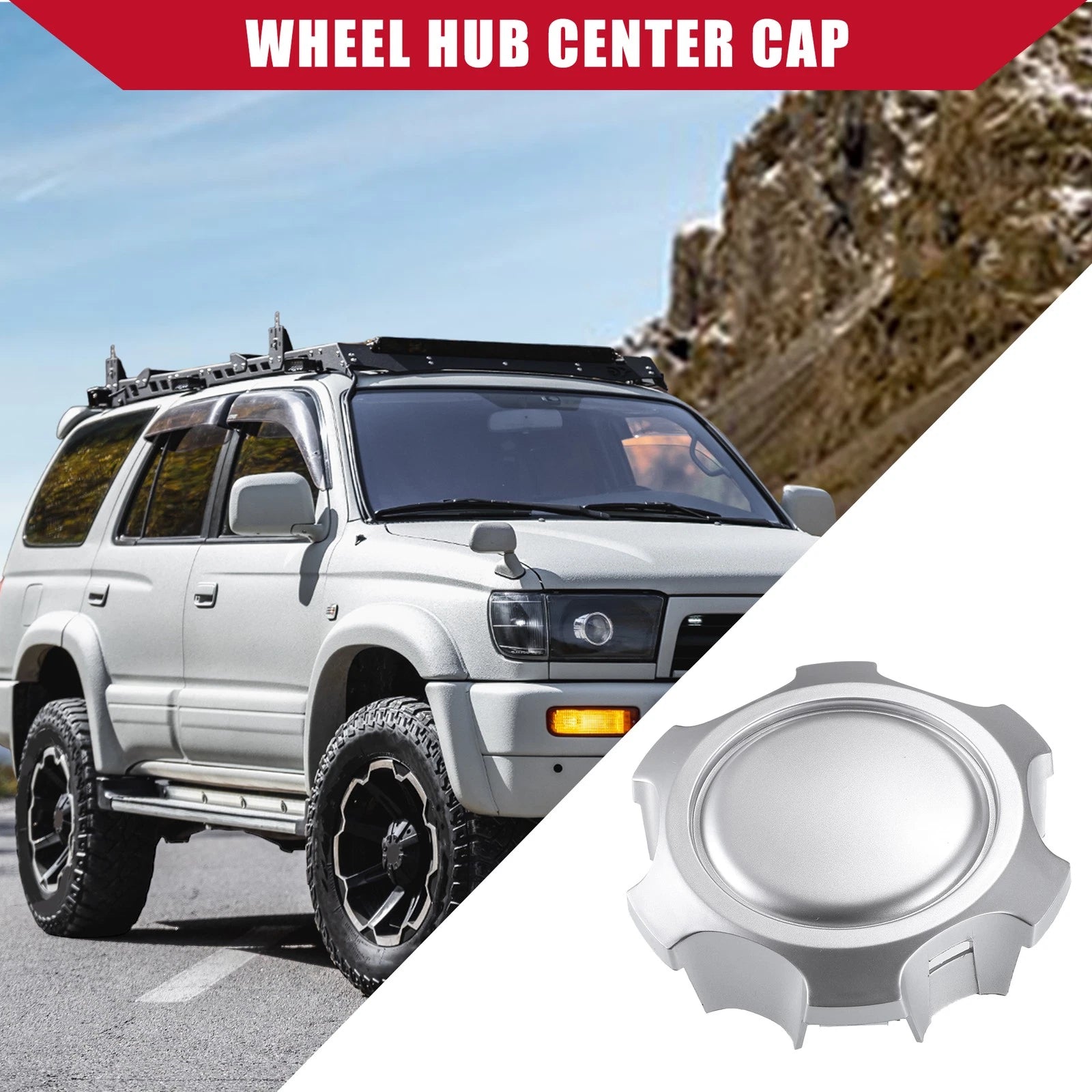 Set of 4 Wheel Hub Center Caps for Toyota 4Runner (1996–2002) NO.4260304030