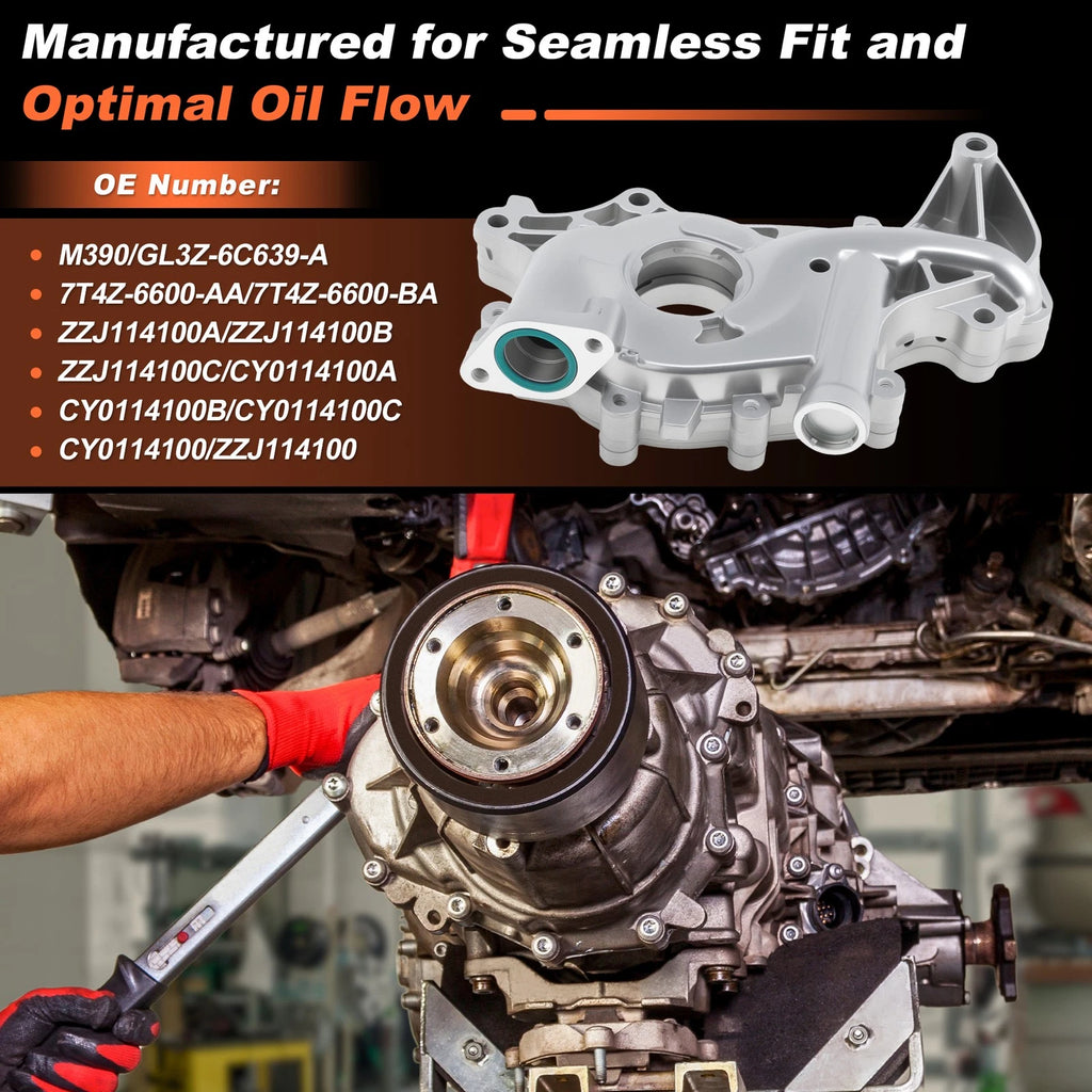 Engine Oil Pump for Ford Explorer Edge Transit 150 250 350 (2006–2023) 7T4Z6600AA