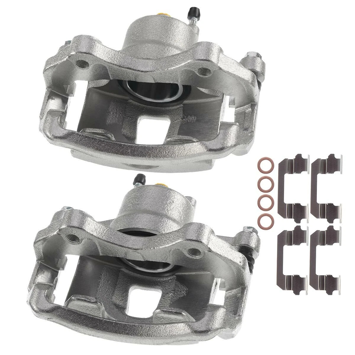 Pair Front Brake Calipers for Nissan Versa (2009-2011)