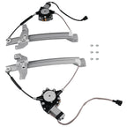 Power Window Regulator Set of 2 Rear L&R for Chevrolet Impala (2006–2016) 748510 748511
