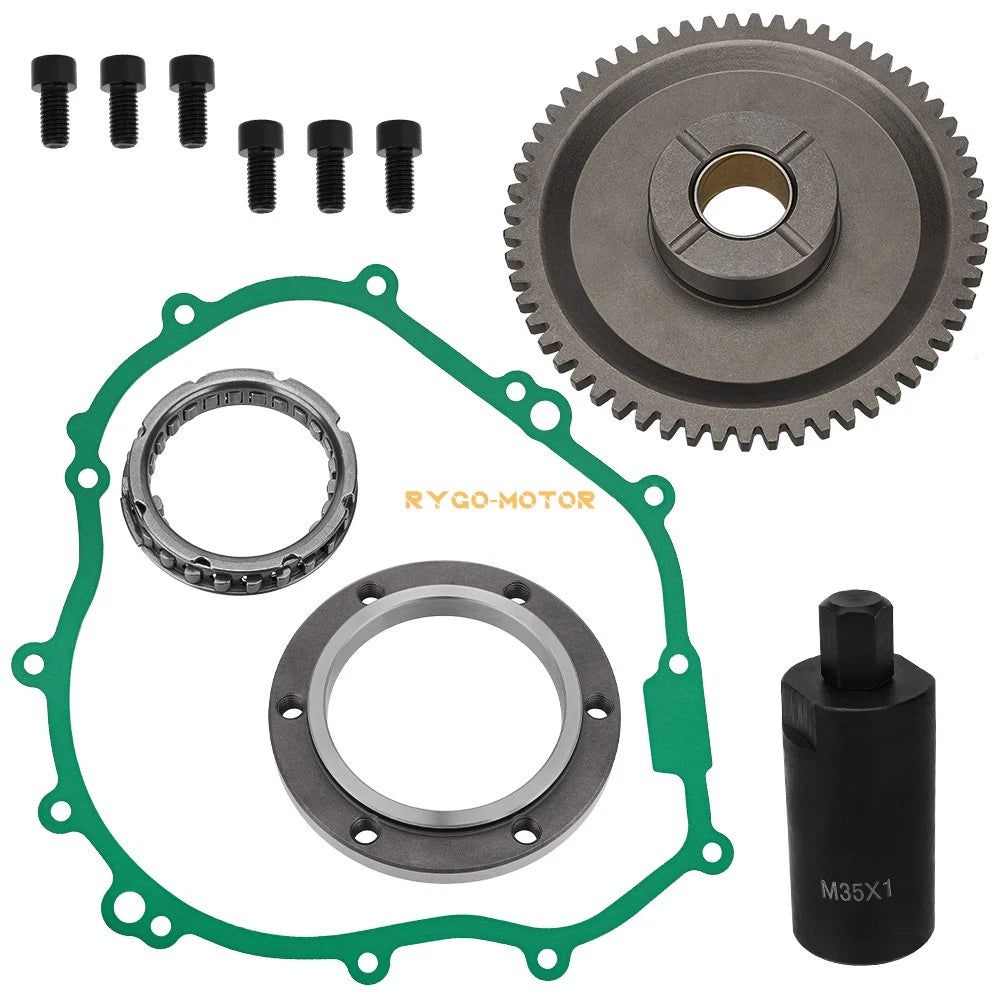 Starter Clutch Kit with Flywheel Puller & Gasket for Bruin 350 YFM350 (2004–2006)
