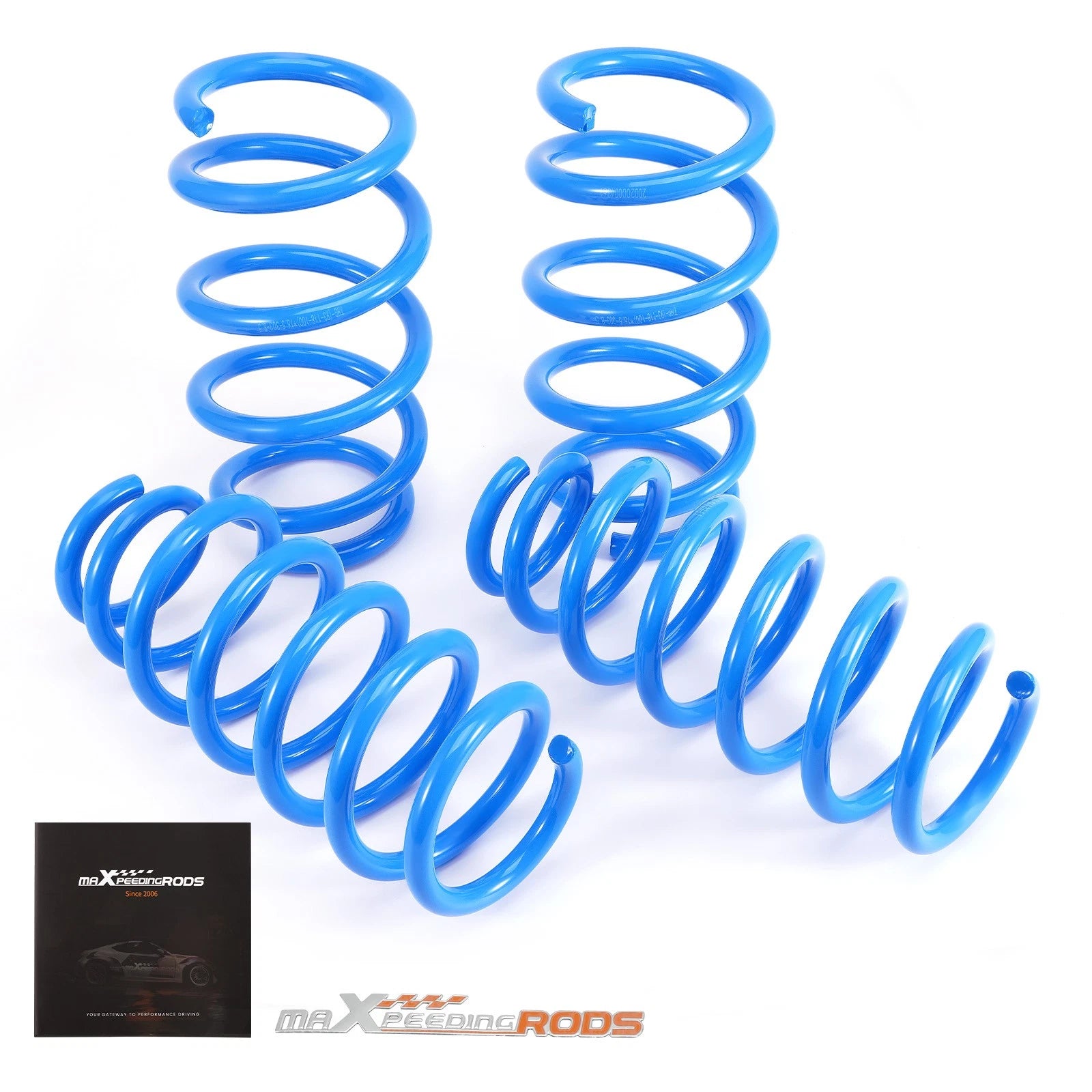 Set of 4 Racing Lowering Springs for Tesla Model 3 (2017–2023)