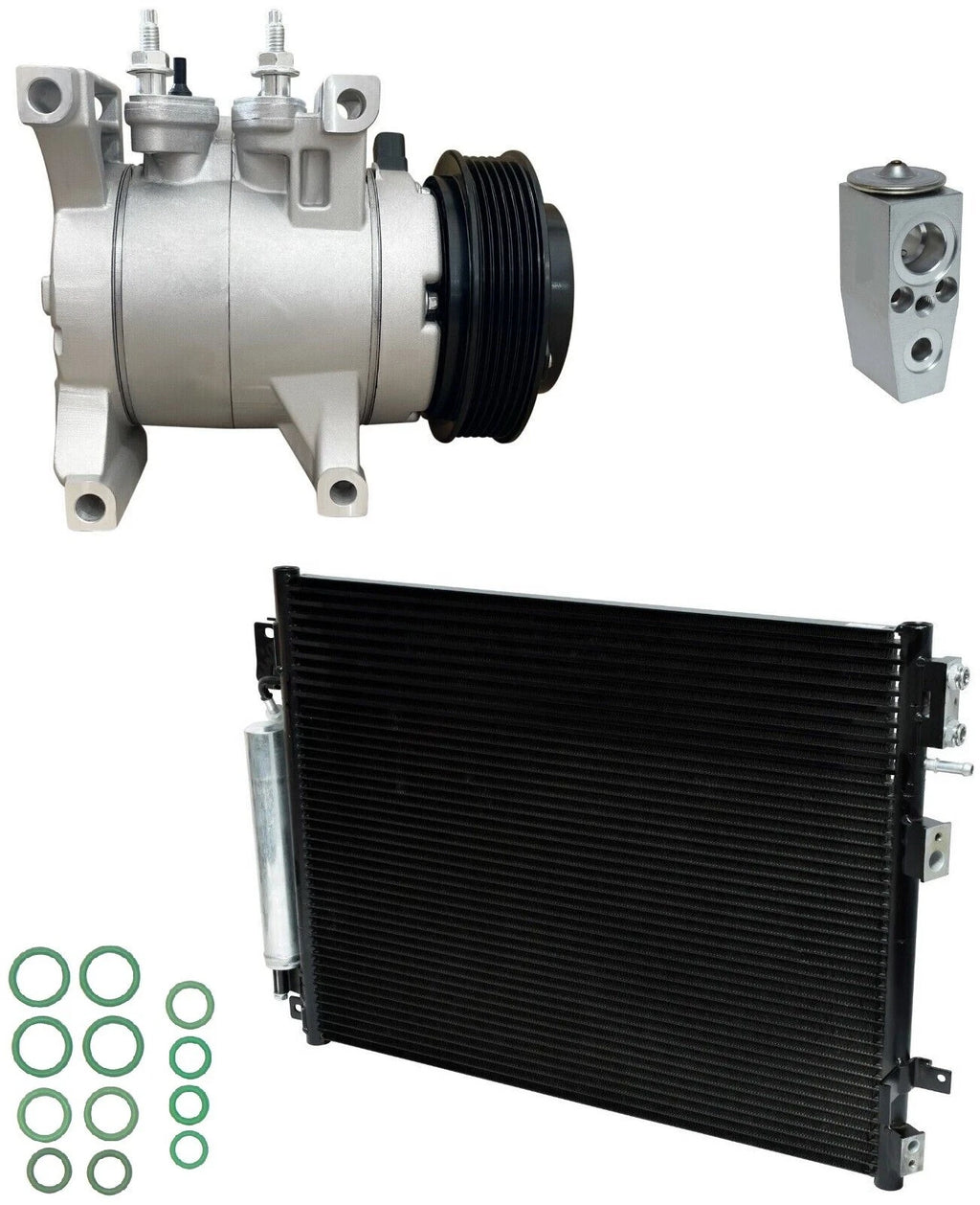 A C Compressor Kit With Condenser for Dodge Challenger 2014–2020