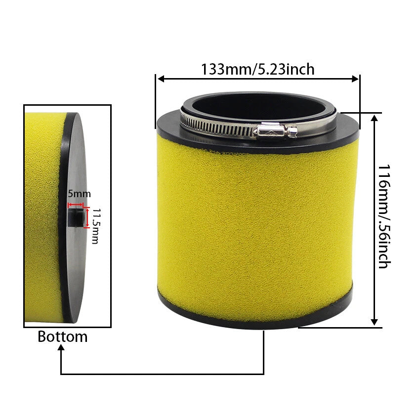 Air Filter Element for Honda TRX400EX Sportrax 400 EX (2002–2008) / TRX400X (2009–2014)
