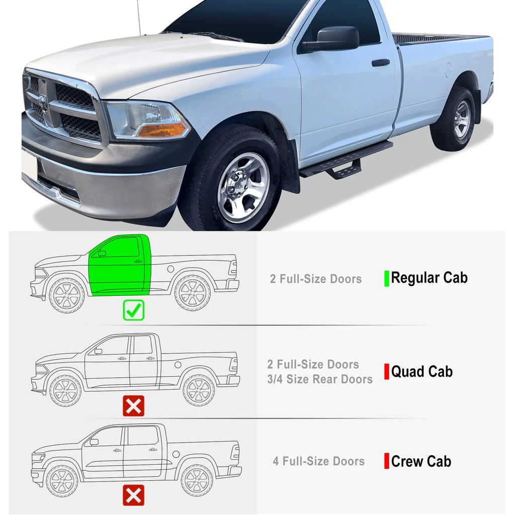 Drop Steps for Dodge Ram 1500 2500 3500 (2009-2018)