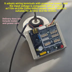 Fan Driver Board PCB 90.8x85.6mm for Motor Aging Tests (450V/68uF)