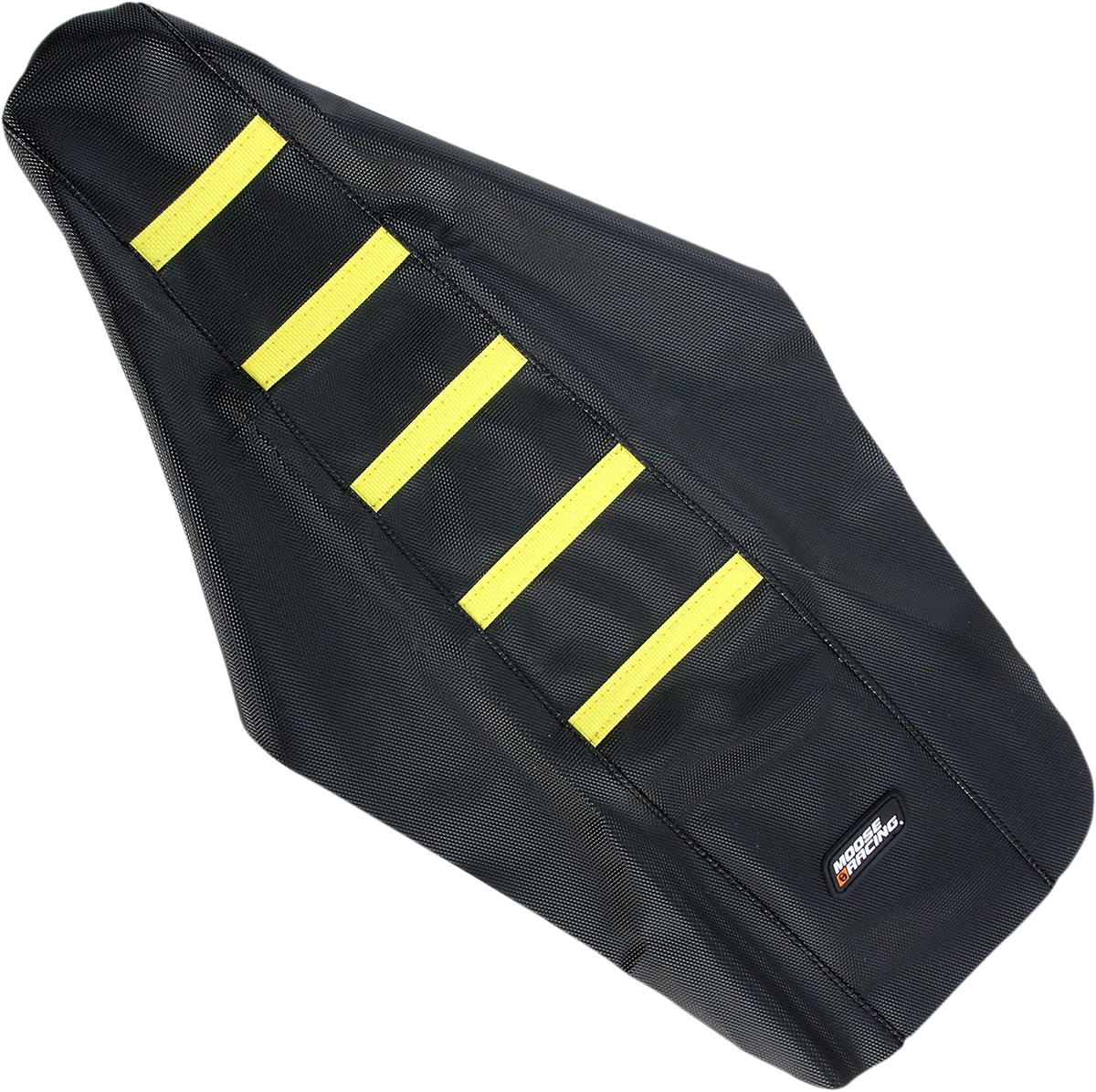 Ribbed Seat Cover for Suzuki RM125/250 (Black/Yellow)